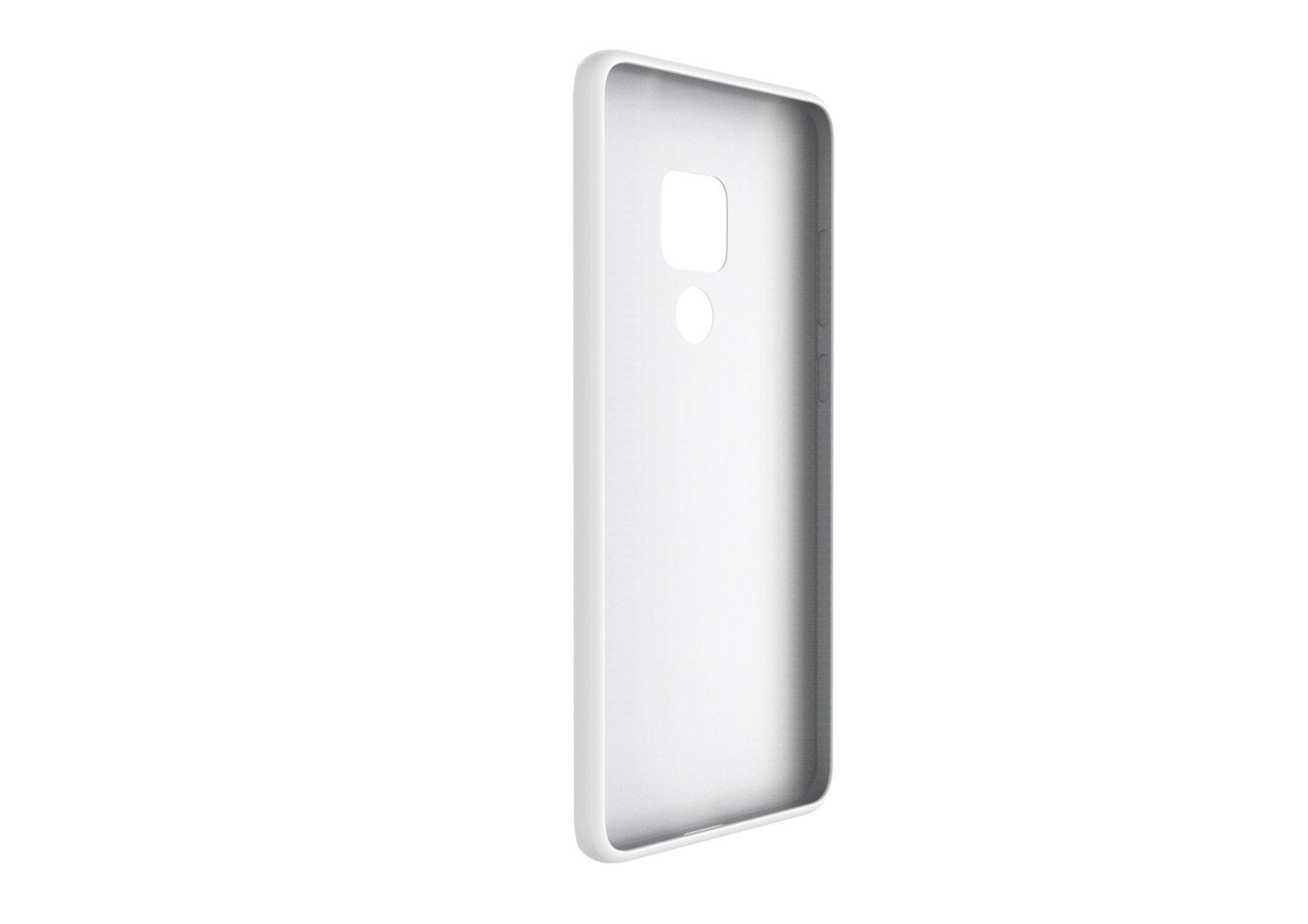 Huawei mate 20 White TPU case 3D print model_7