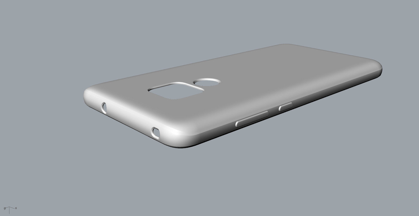 Huawei mate 20 White TPU case 3D print model_25