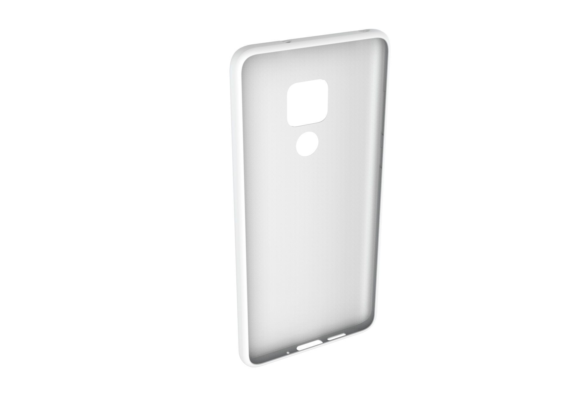 Huawei mate 20 White TPU case 3D print model_10