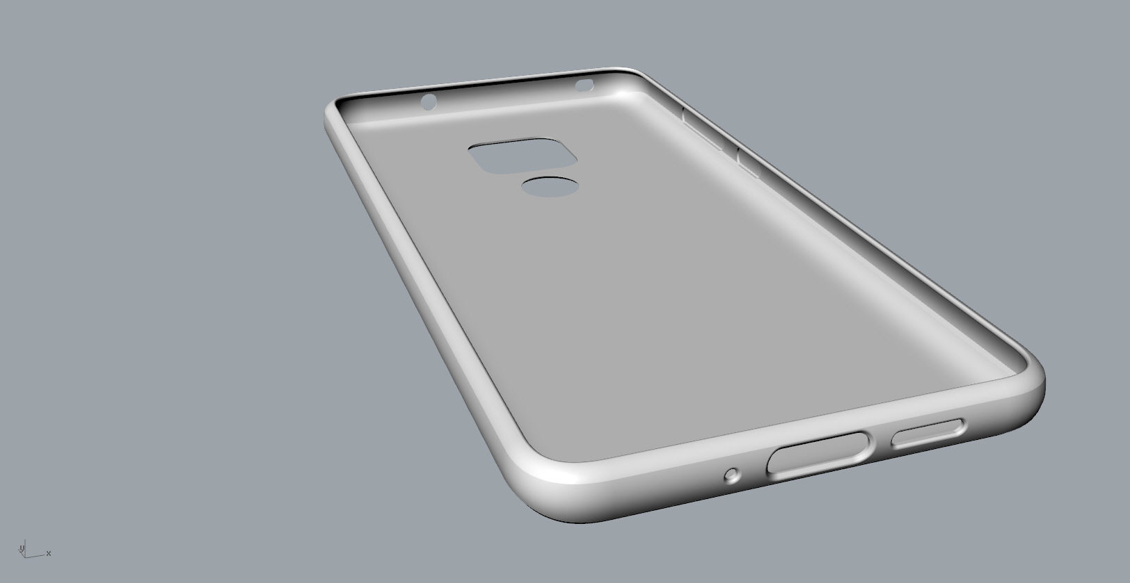 Huawei mate 20 White TPU case 3D print model_16