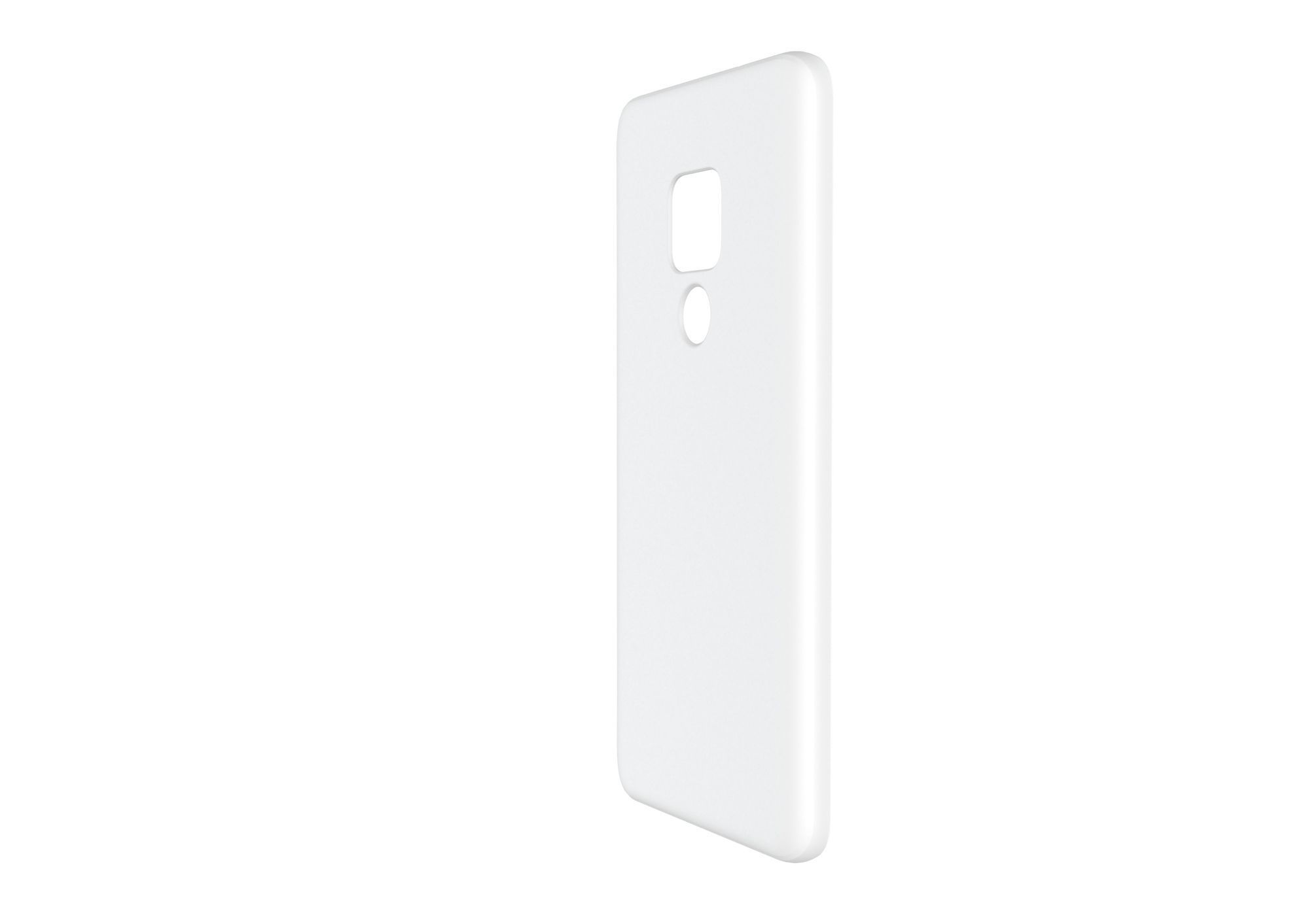 Huawei mate 20 White TPU case 3D print model_9
