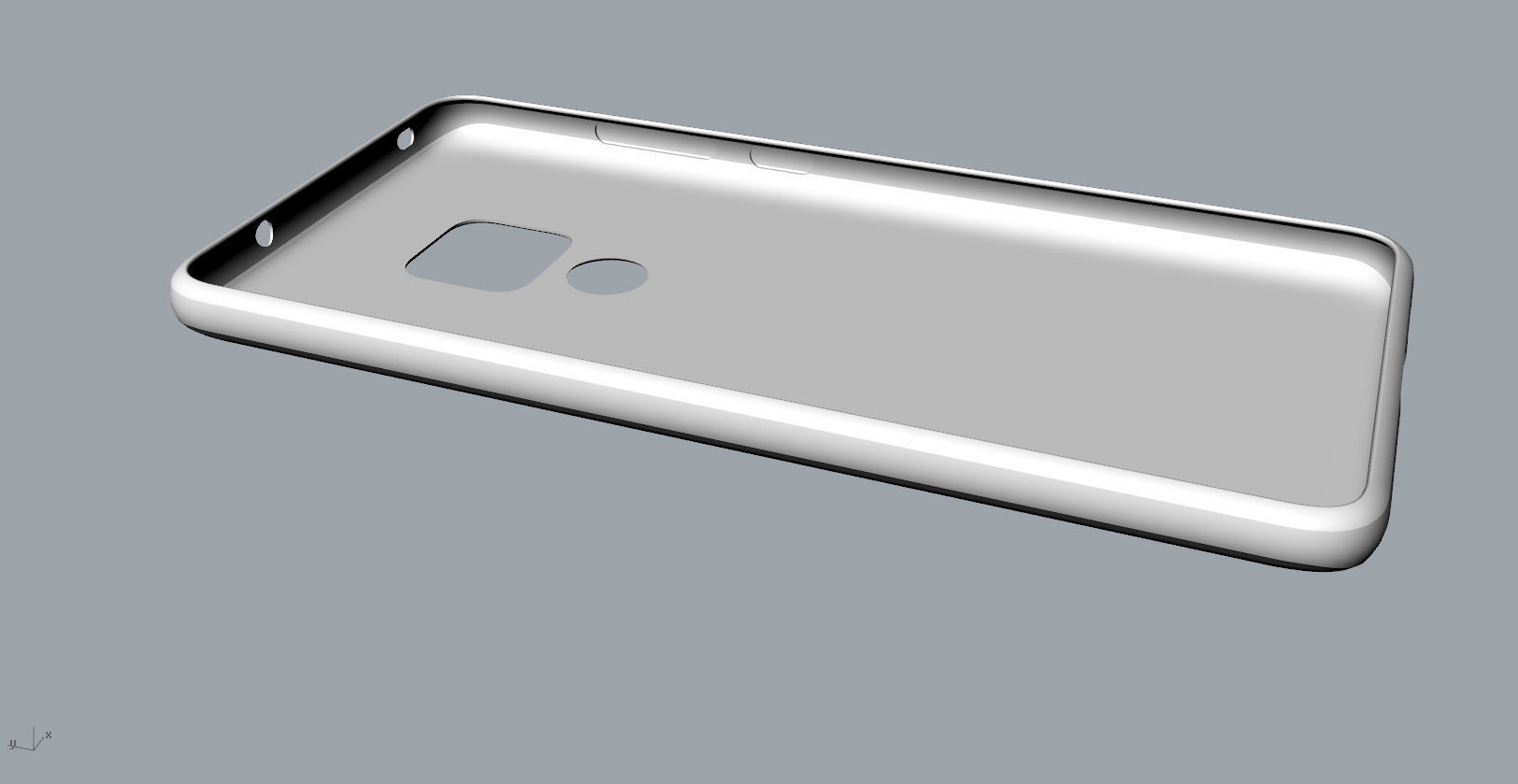 Huawei mate 20 White TPU case 3D print model_17