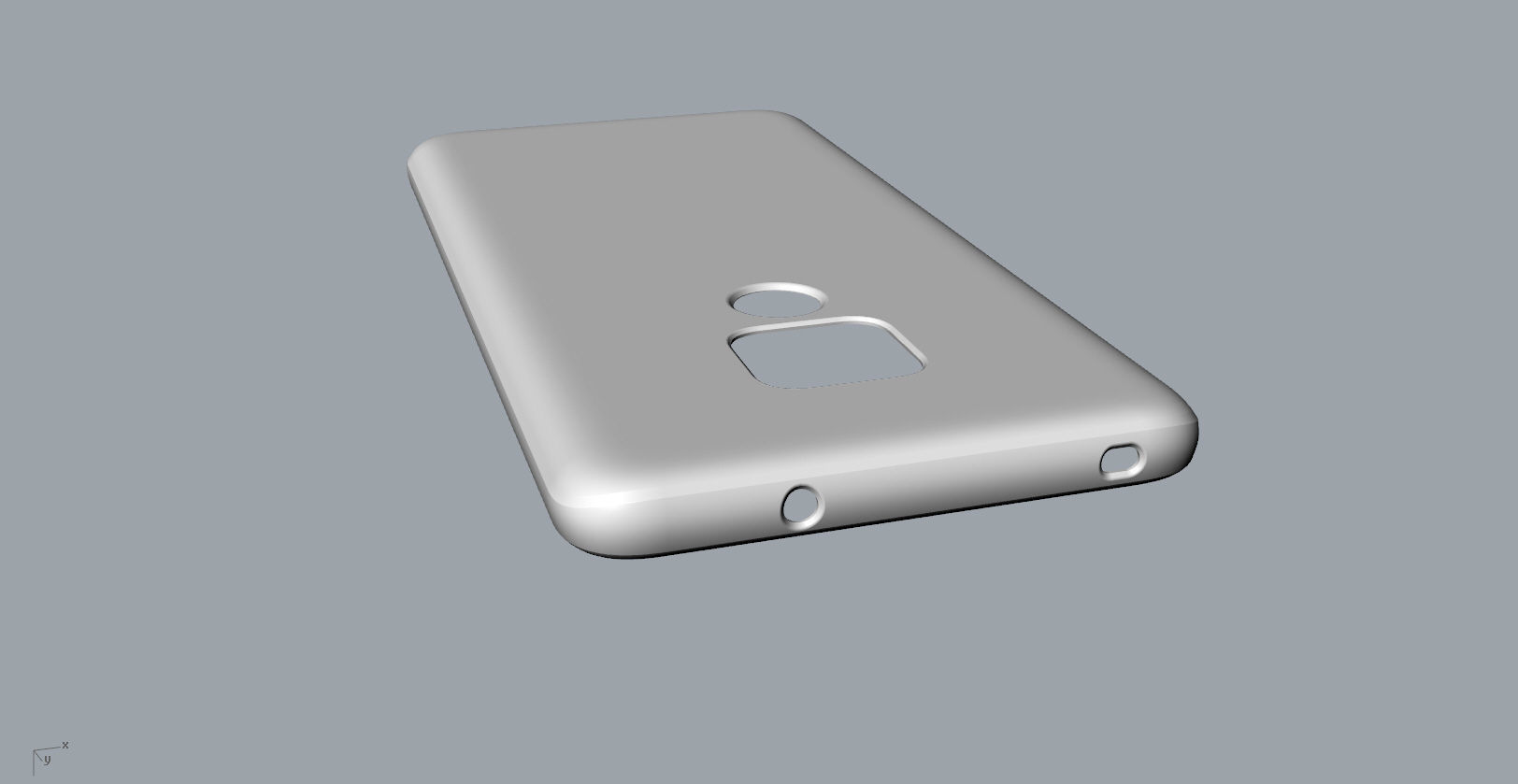 Huawei mate 20 White TPU case 3D print model_23