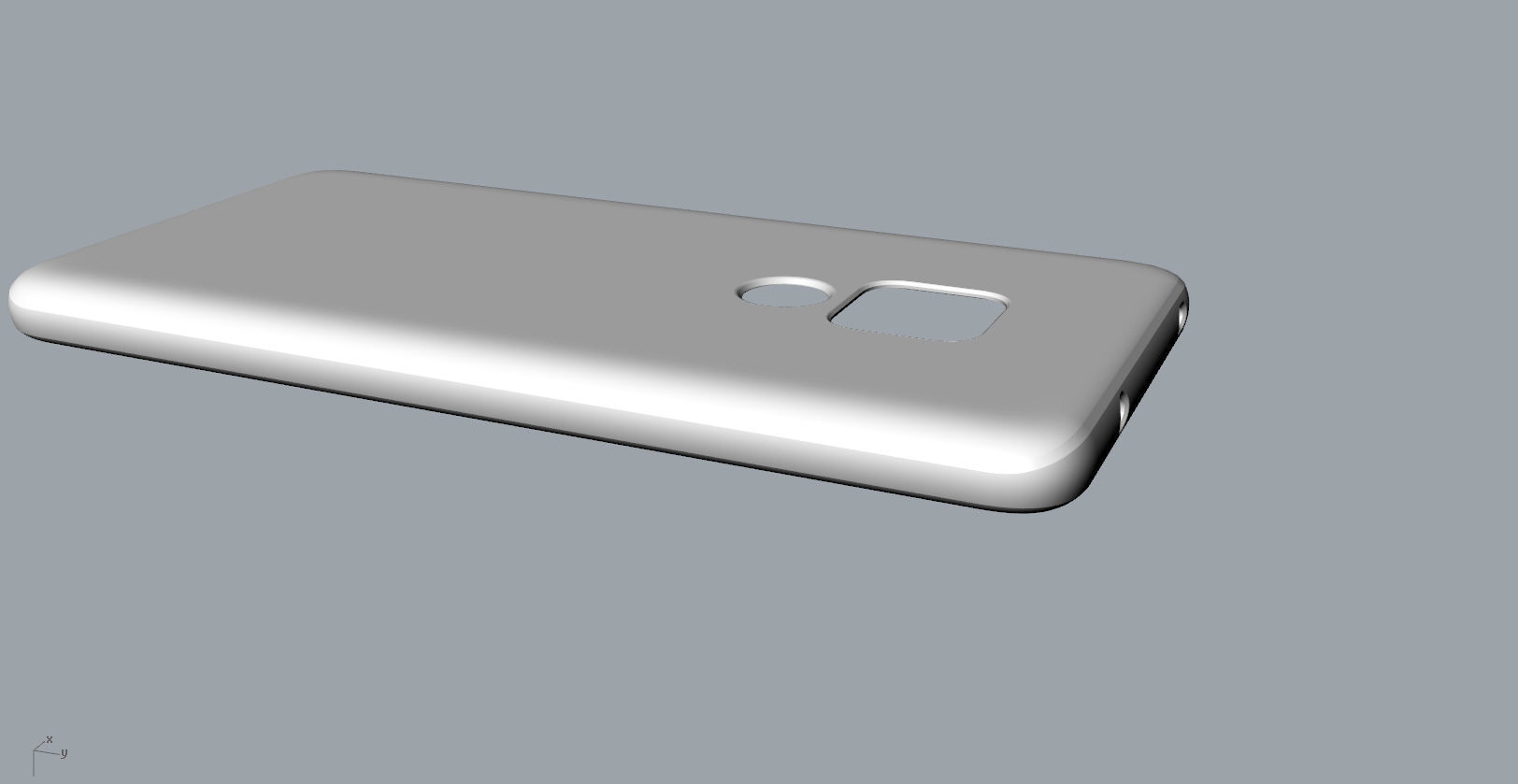 Huawei mate 20 White TPU case 3D print model_22