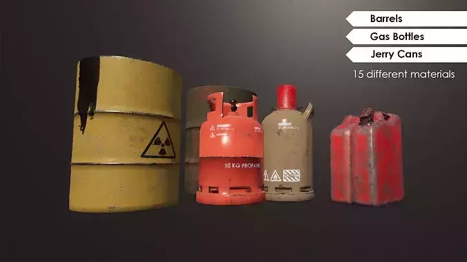 Apocalypse Props 3D model 6