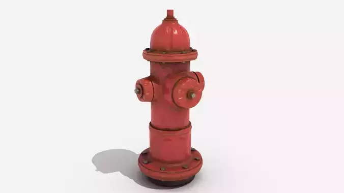 Street Assets - Fire Hydrant Low-poly 3D model