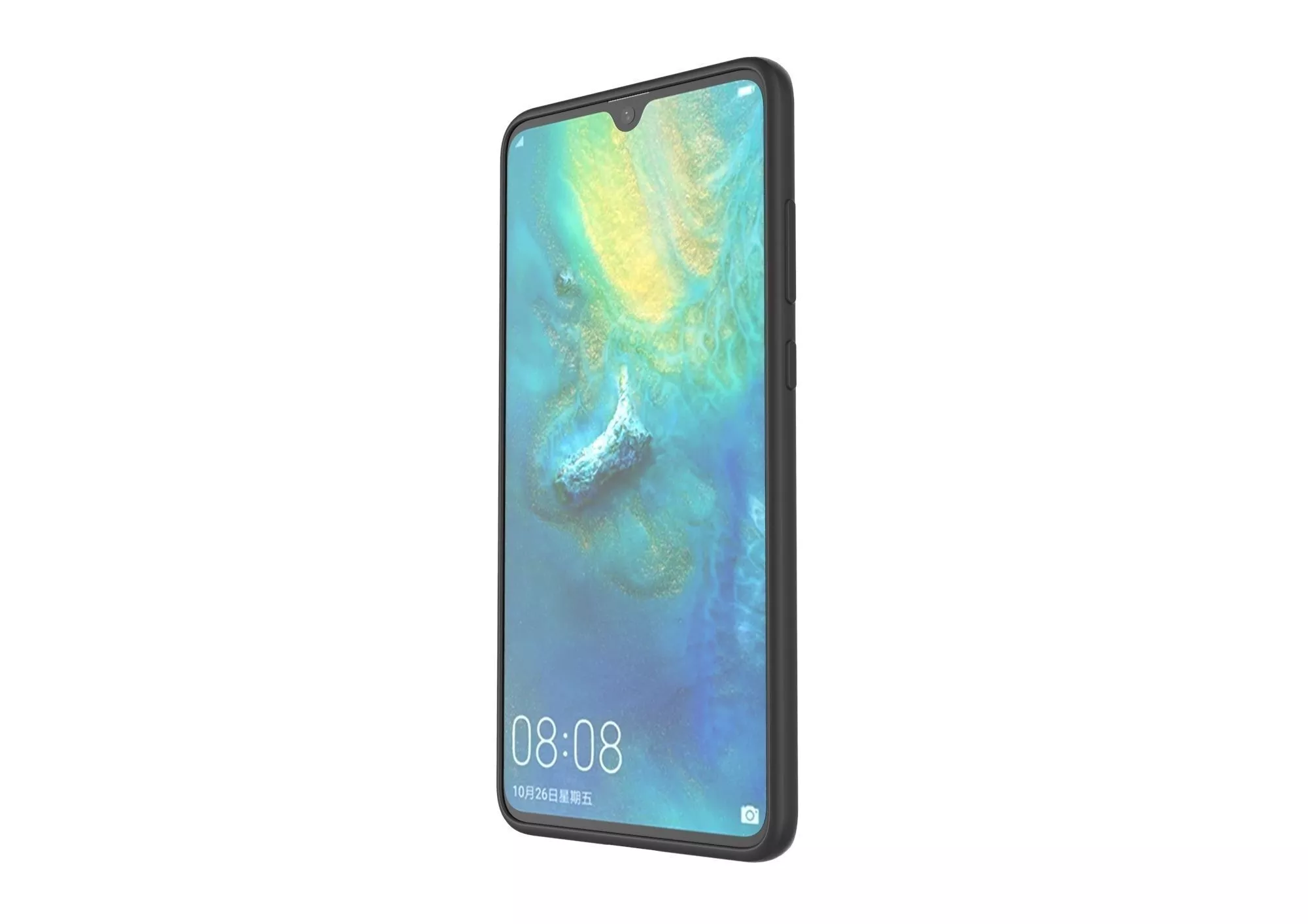 HUAWEI MATE 20 BLACK TPU case Low-poly 3D model