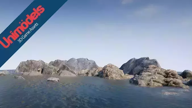 Unimodels River rocks Vol 1 for UE4