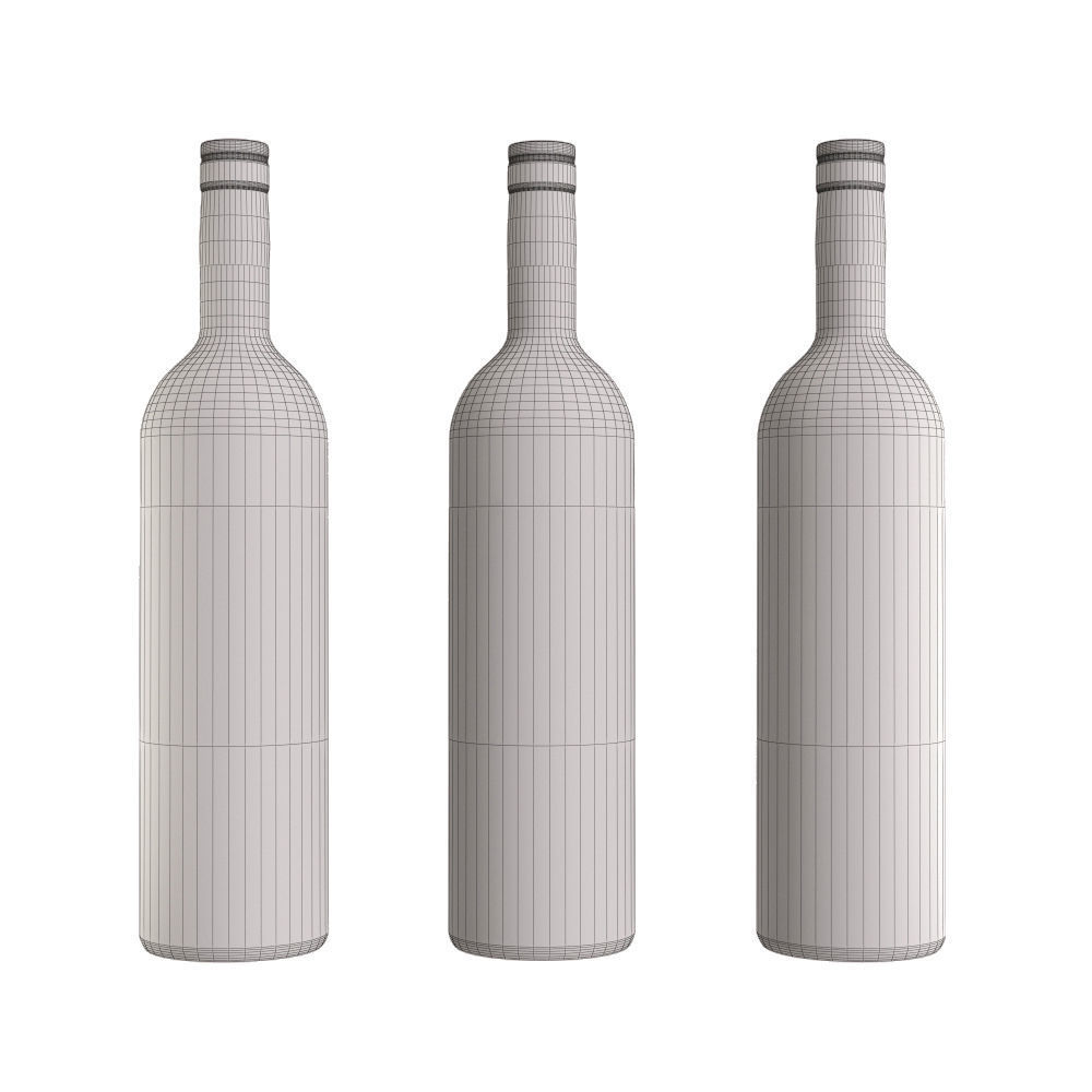 alcohol bundle 3D model_2