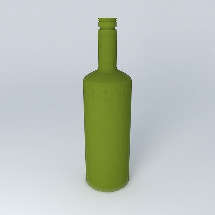 a bottle Free 3D model_2