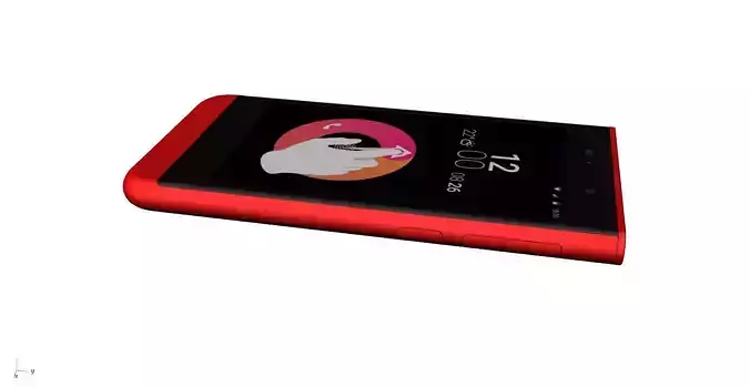 Obi Worldphone SJ1-5 RED customizable design  3D model