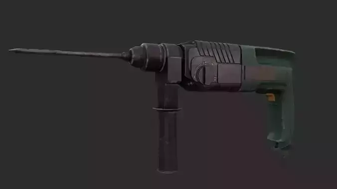 Perforator Drill - PBR Game Ready Low-poly