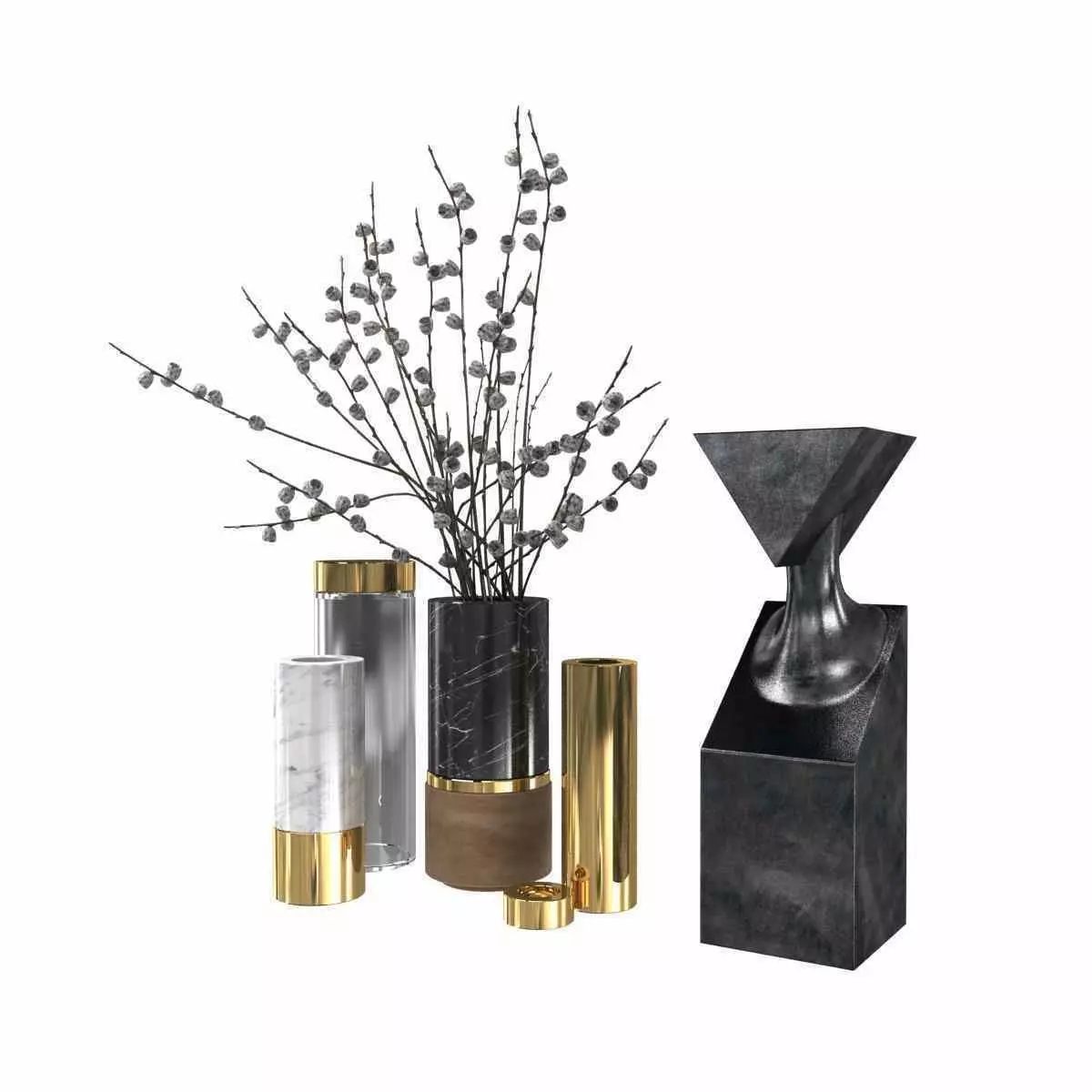 Gardeco MUSES THALIA BRONZE sculpture 3d model 3D model_0