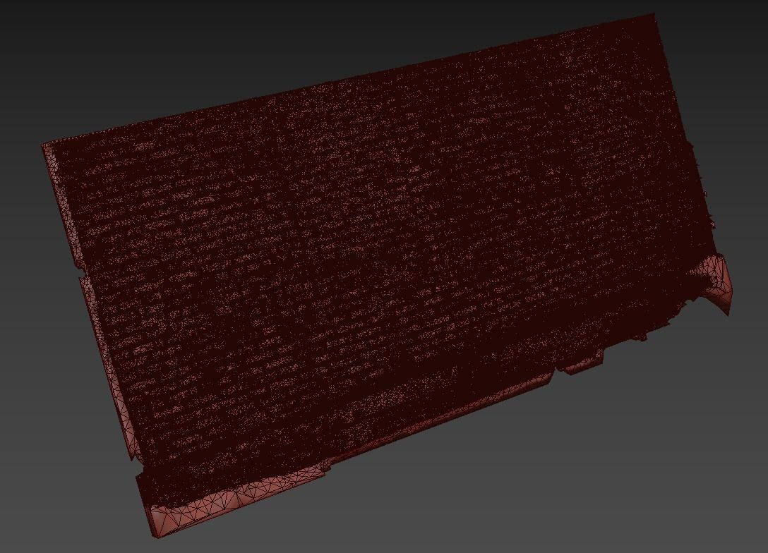 Ultra realistic Brick Old wall 3D model_7