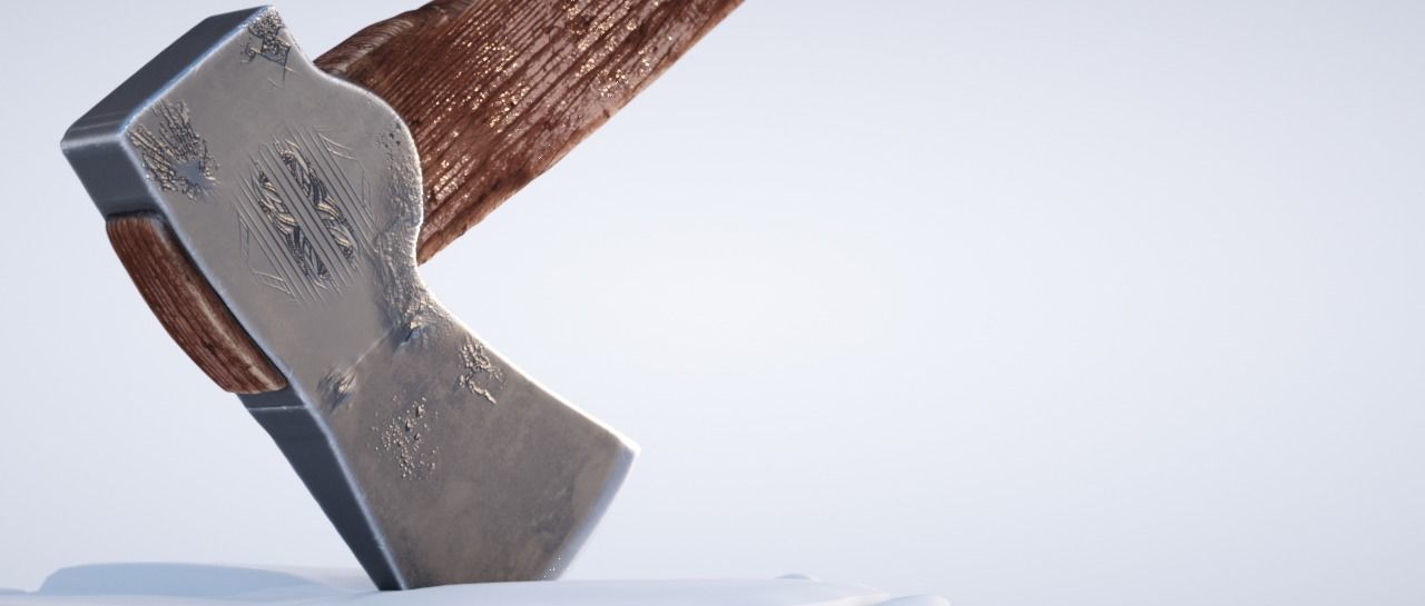 Axe Model 3D model_2