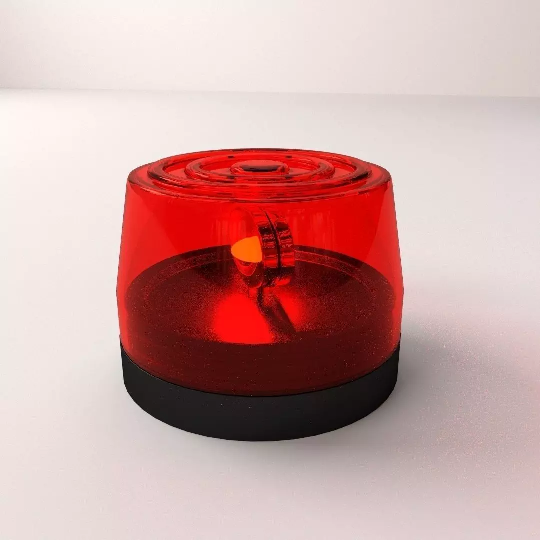 Strobe Light 3D model_0