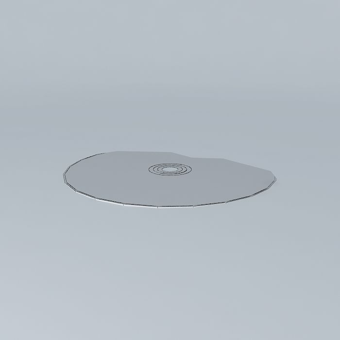 writable cd Free 3D model_3