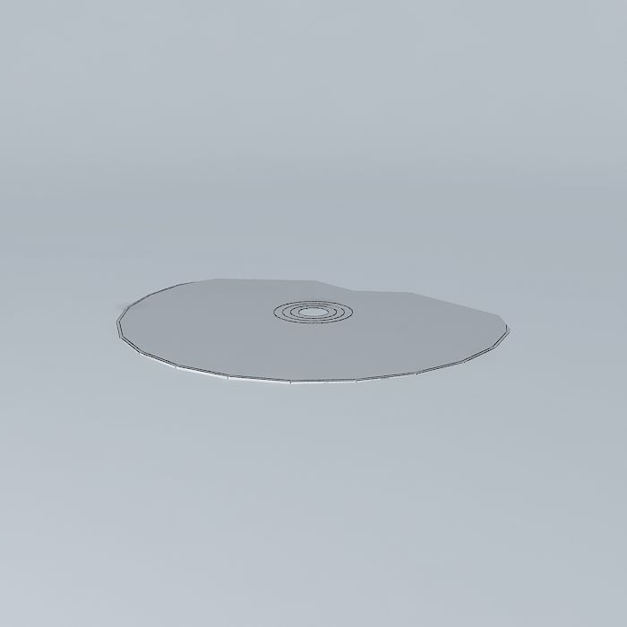 writable cd Free 3D model_4
