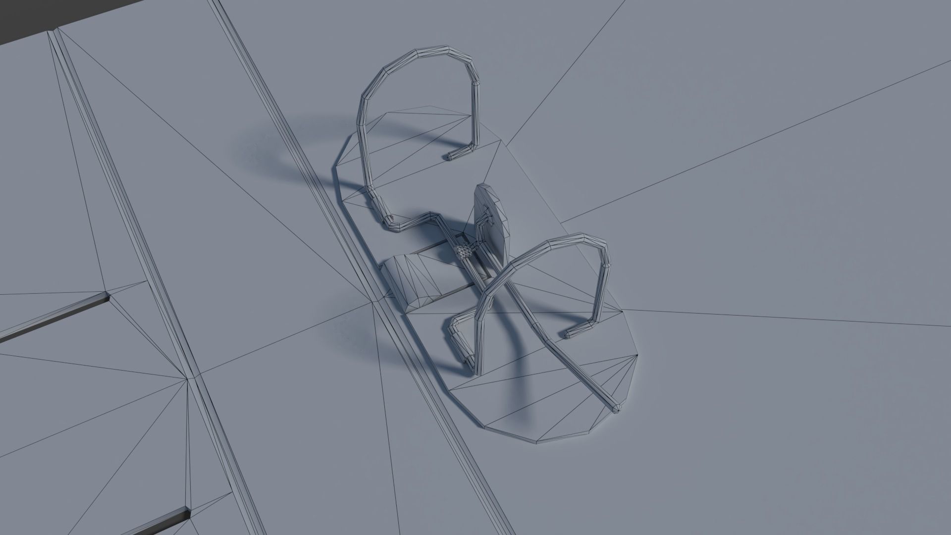 Binder and Notebook Low-poly 3D model_5