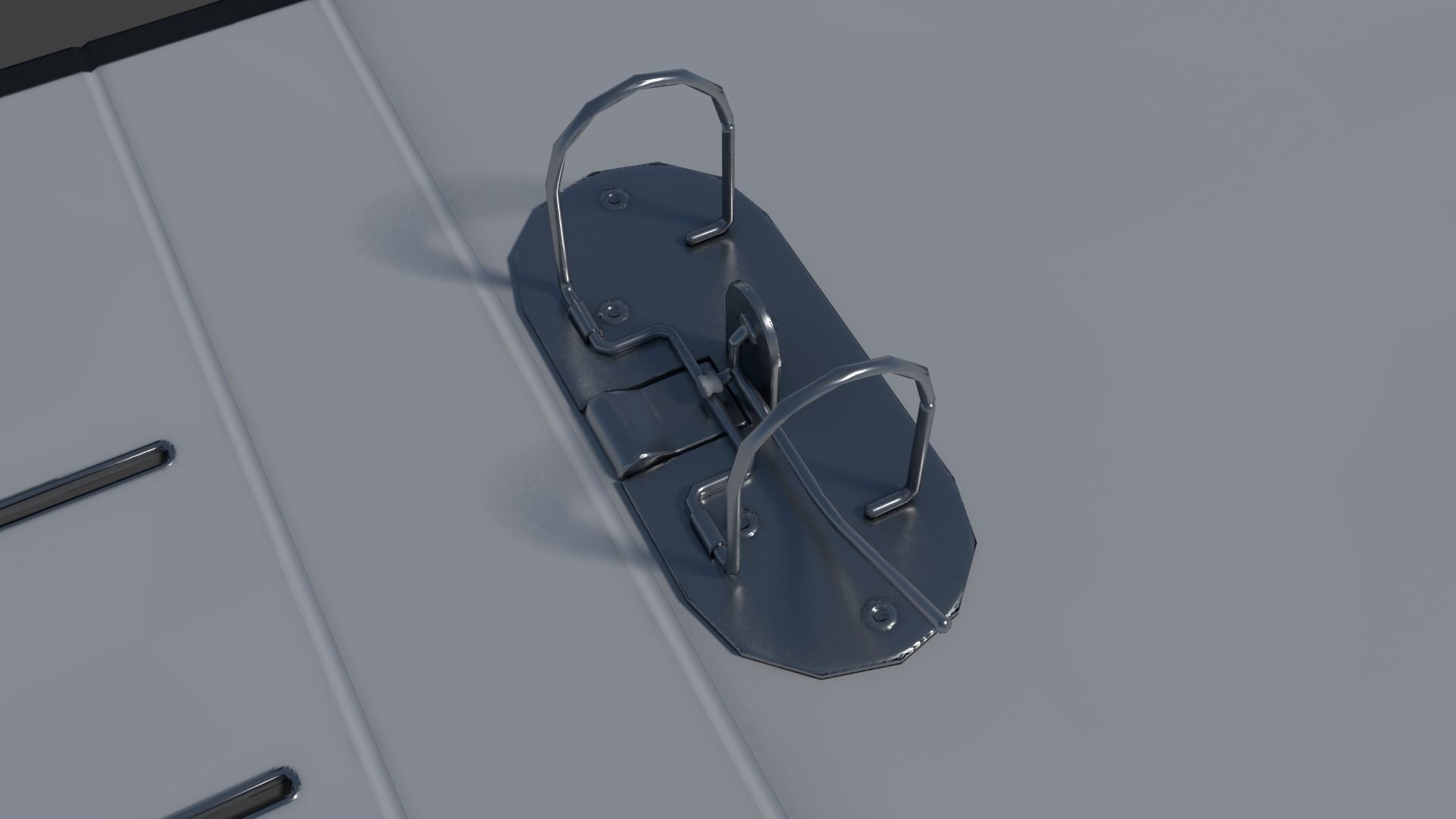 Binder and Notebook Low-poly 3D model_4