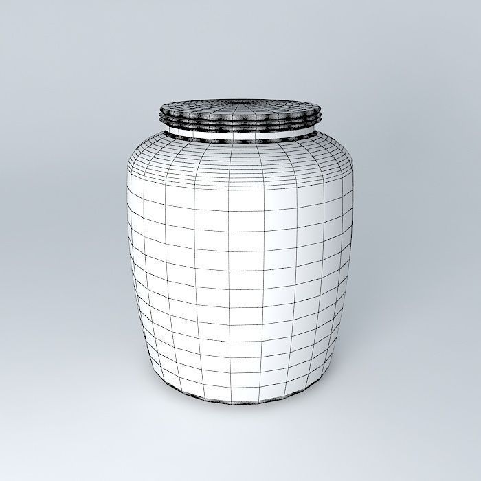 head in a jar Free 3D model_4