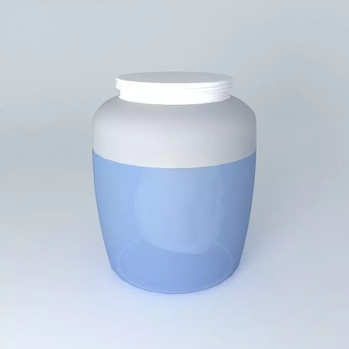 head in a jar Free 3D model_0