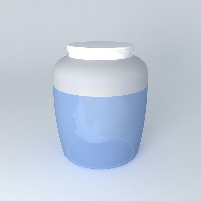 head in a jar Free 3D model_1