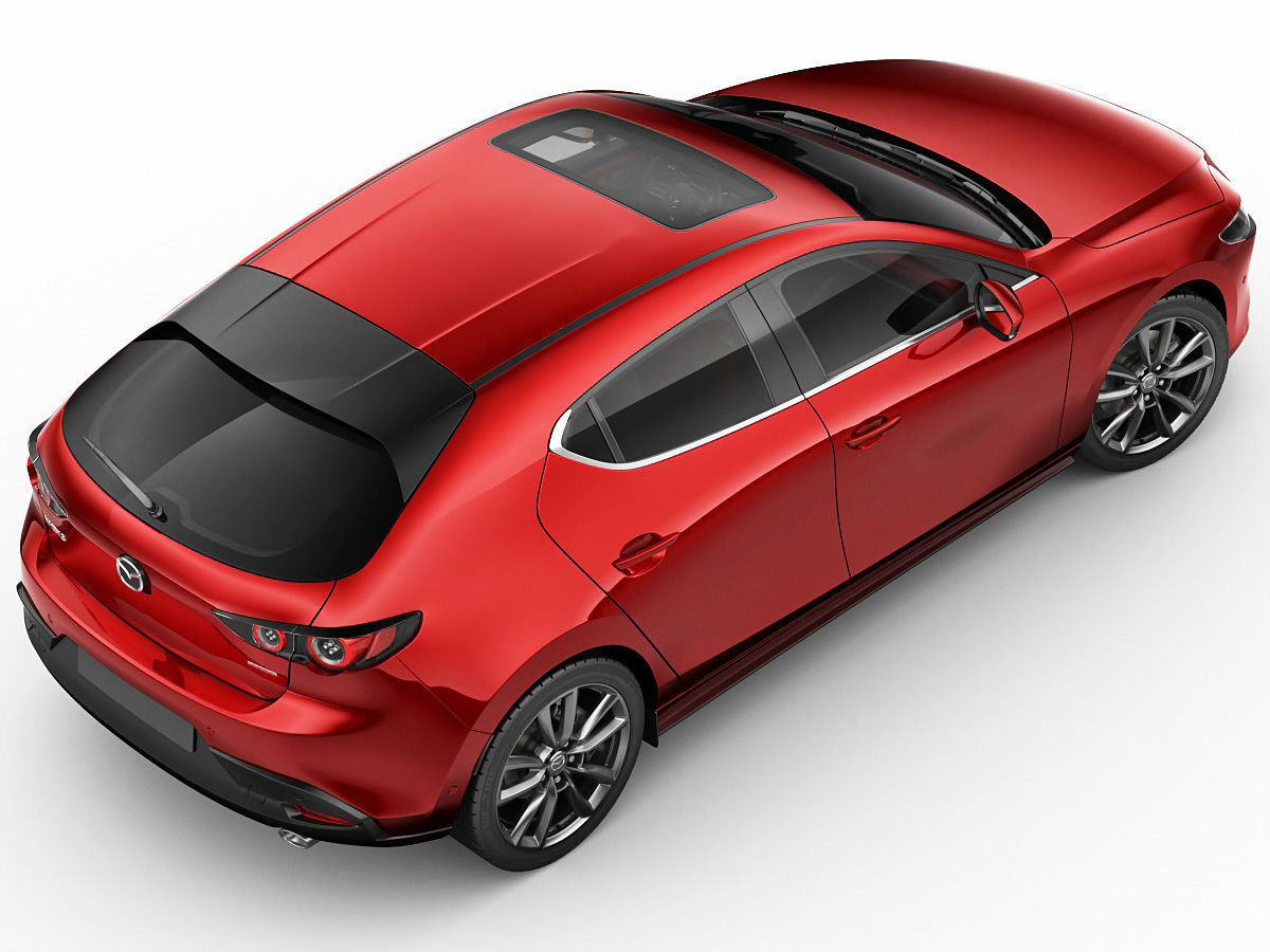 Mazda 3 hatchback 2019 3D model_7