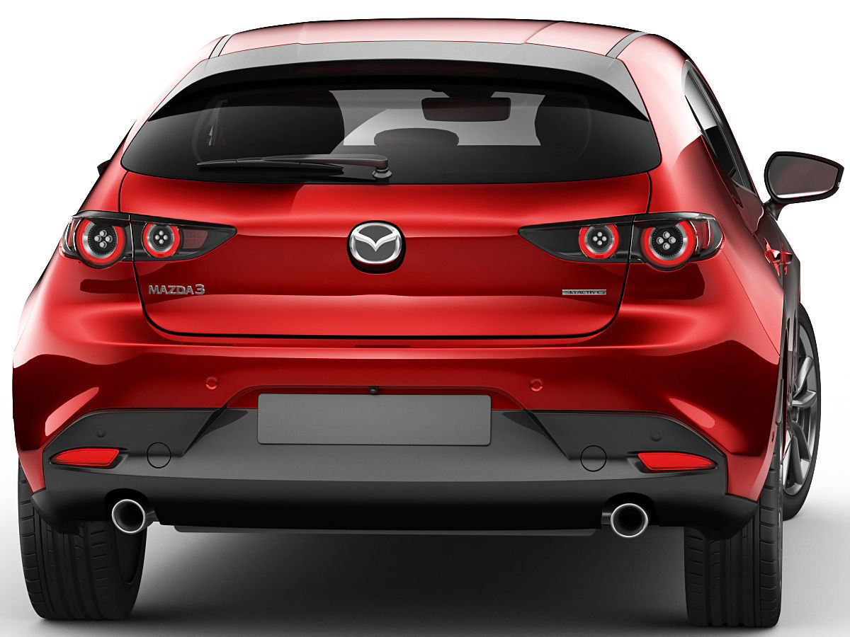 Mazda 3 hatchback 2019 3D model_12