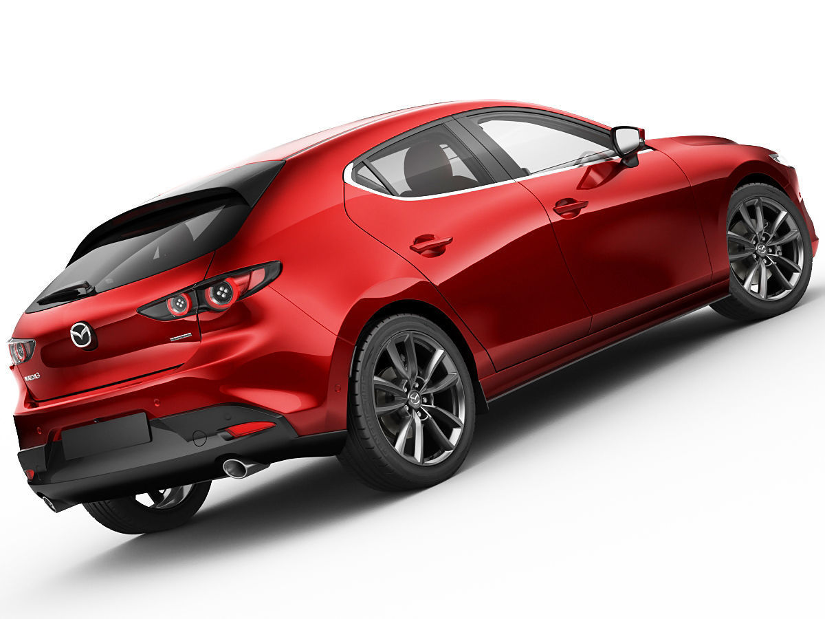 Mazda 3 hatchback 2019 3D model_9