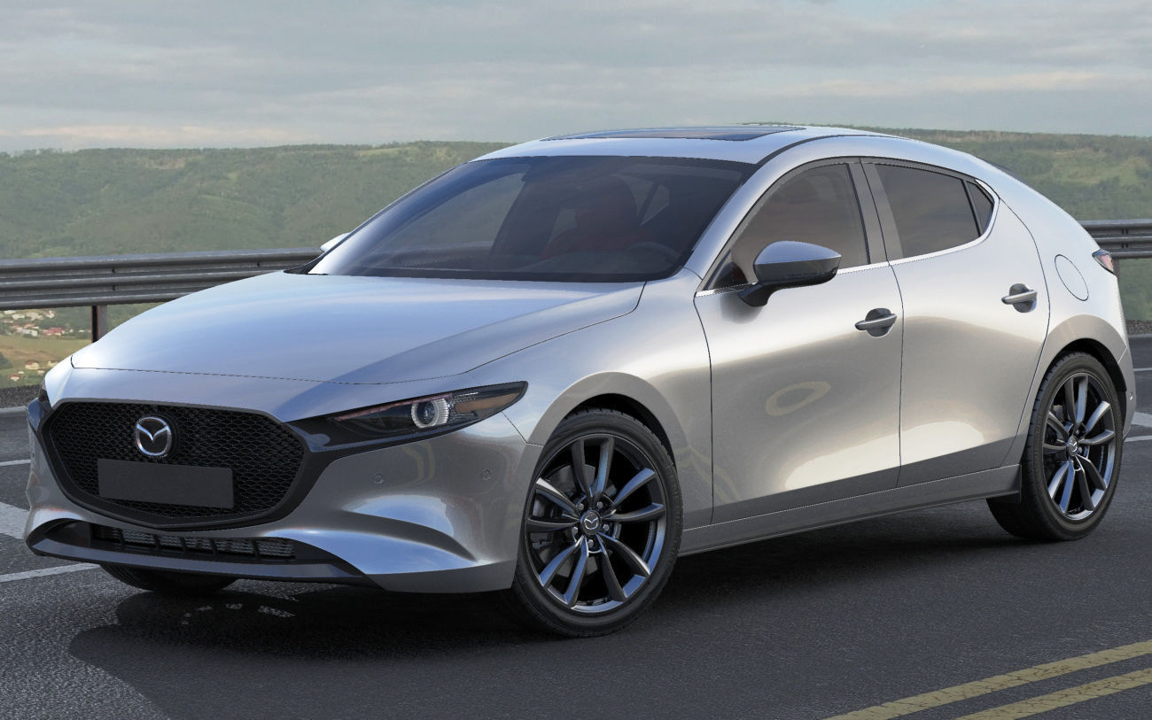 Mazda 3 hatchback 2019 3D model_14