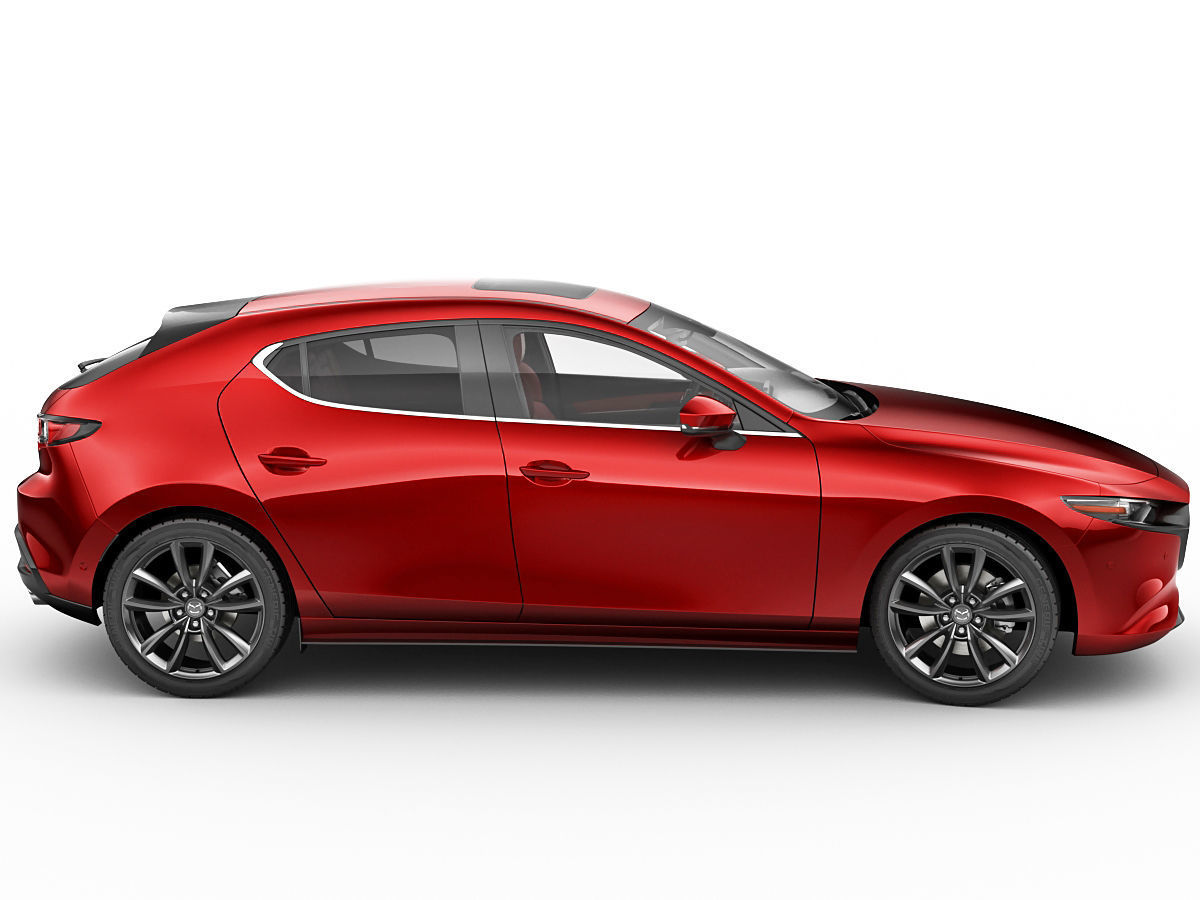 Mazda 3 hatchback 2019 3D model_2