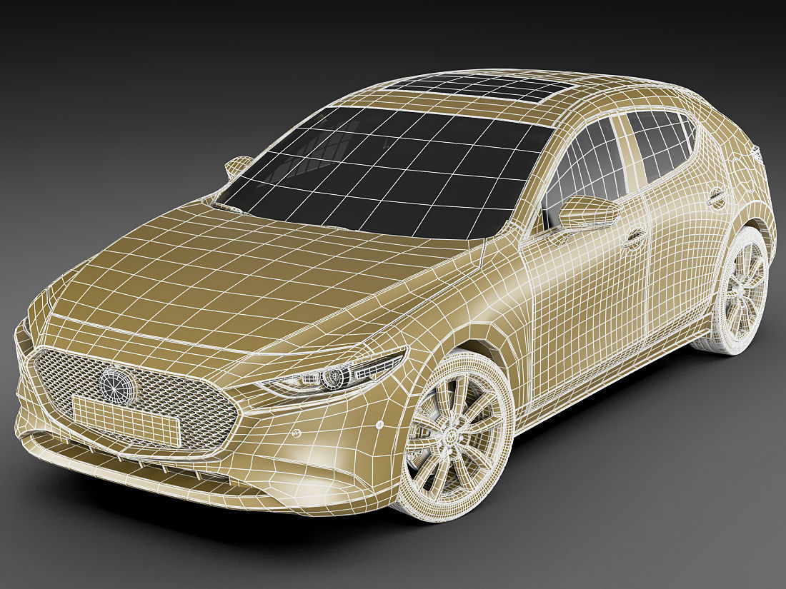 Mazda 3 hatchback 2019 3D model_20