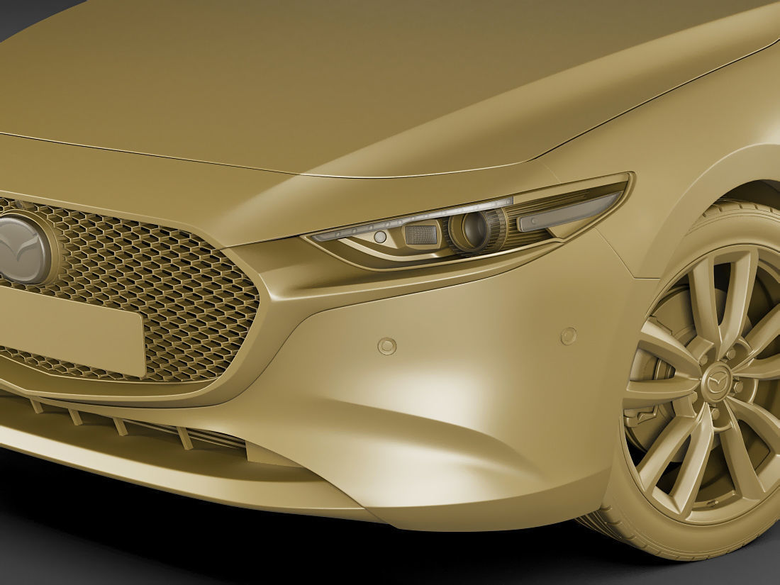 Mazda 3 hatchback 2019 3D model_18