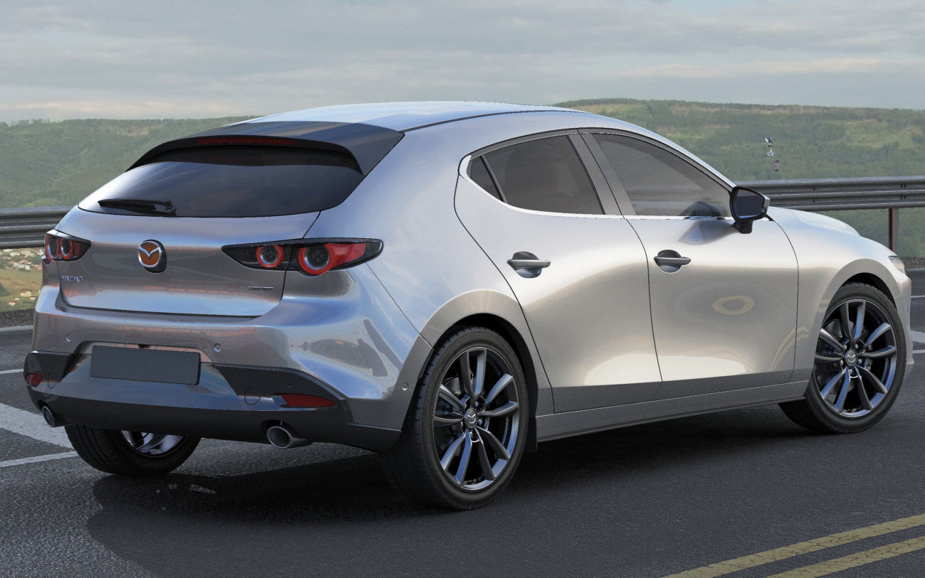 Mazda 3 hatchback 2019 3D model_15