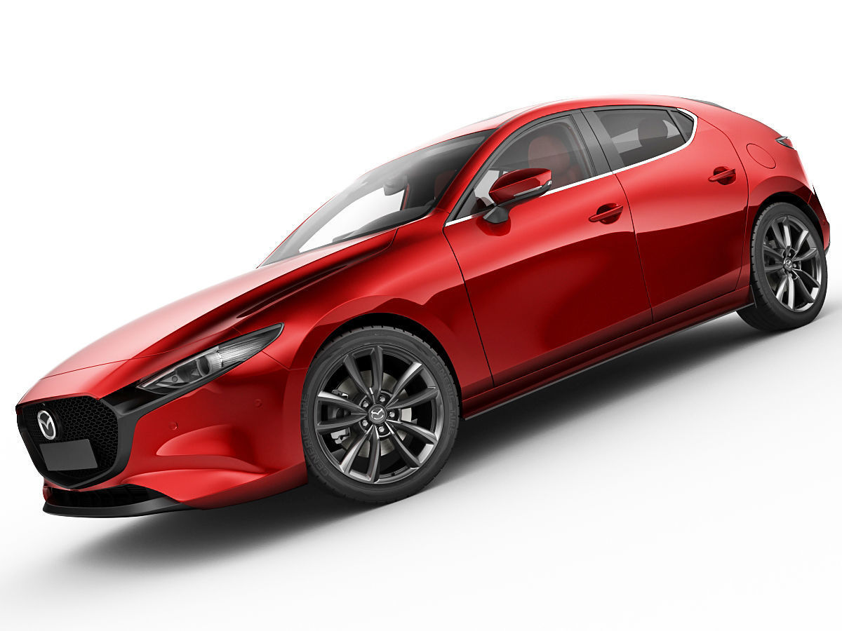 Mazda 3 hatchback 2019 3D model_8