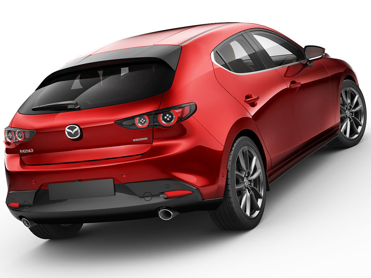 Mazda 3 hatchback 2019 3D model_1