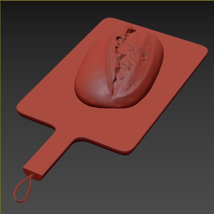 Bread loaf of 3D model_4