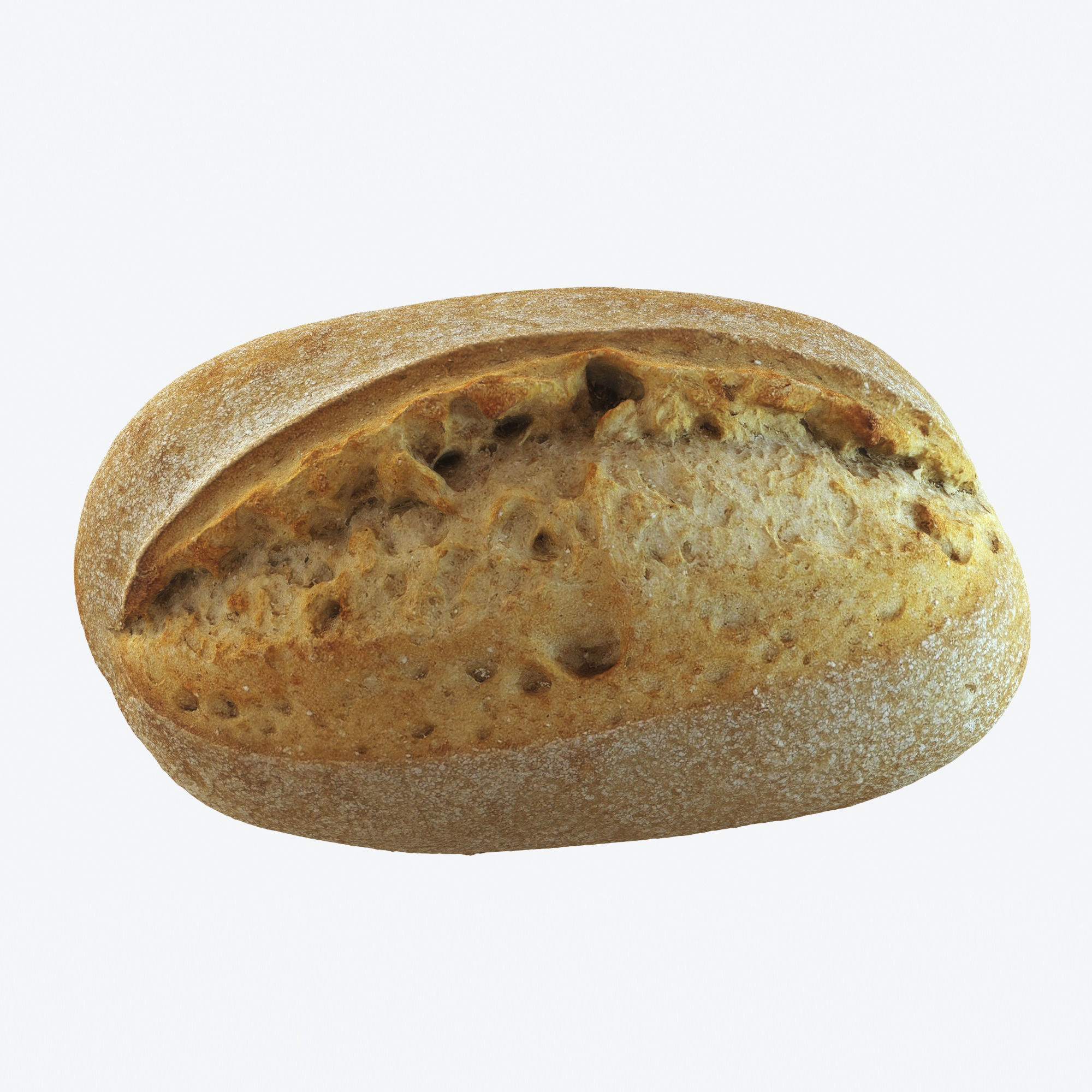 Bread loaf of 3D model_1
