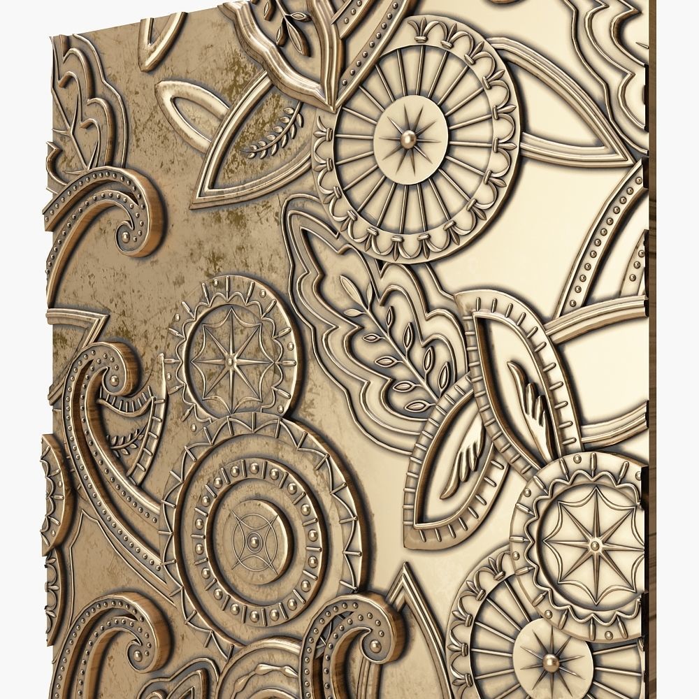 Decorative Plate for cnc 3D model_3