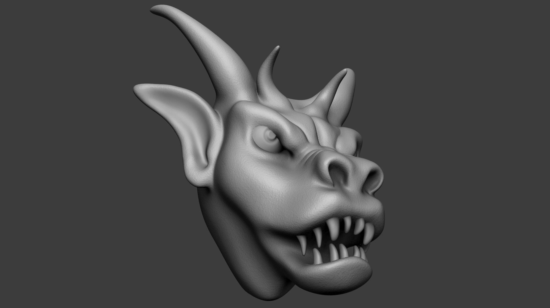 Gargoyle 3D model 3D printable | CGTrader