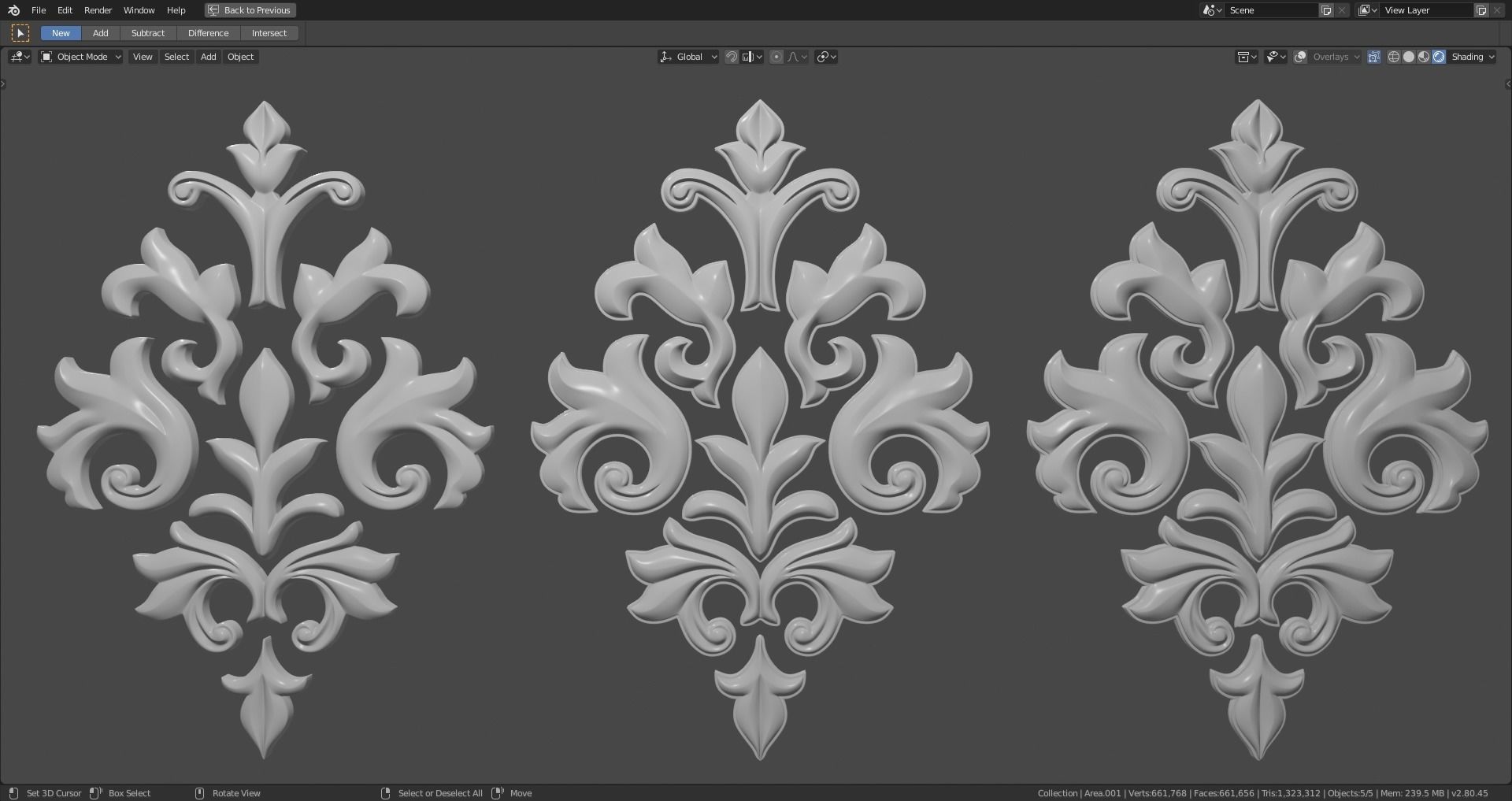 Decorative Ornamentation 1 3D model_25
