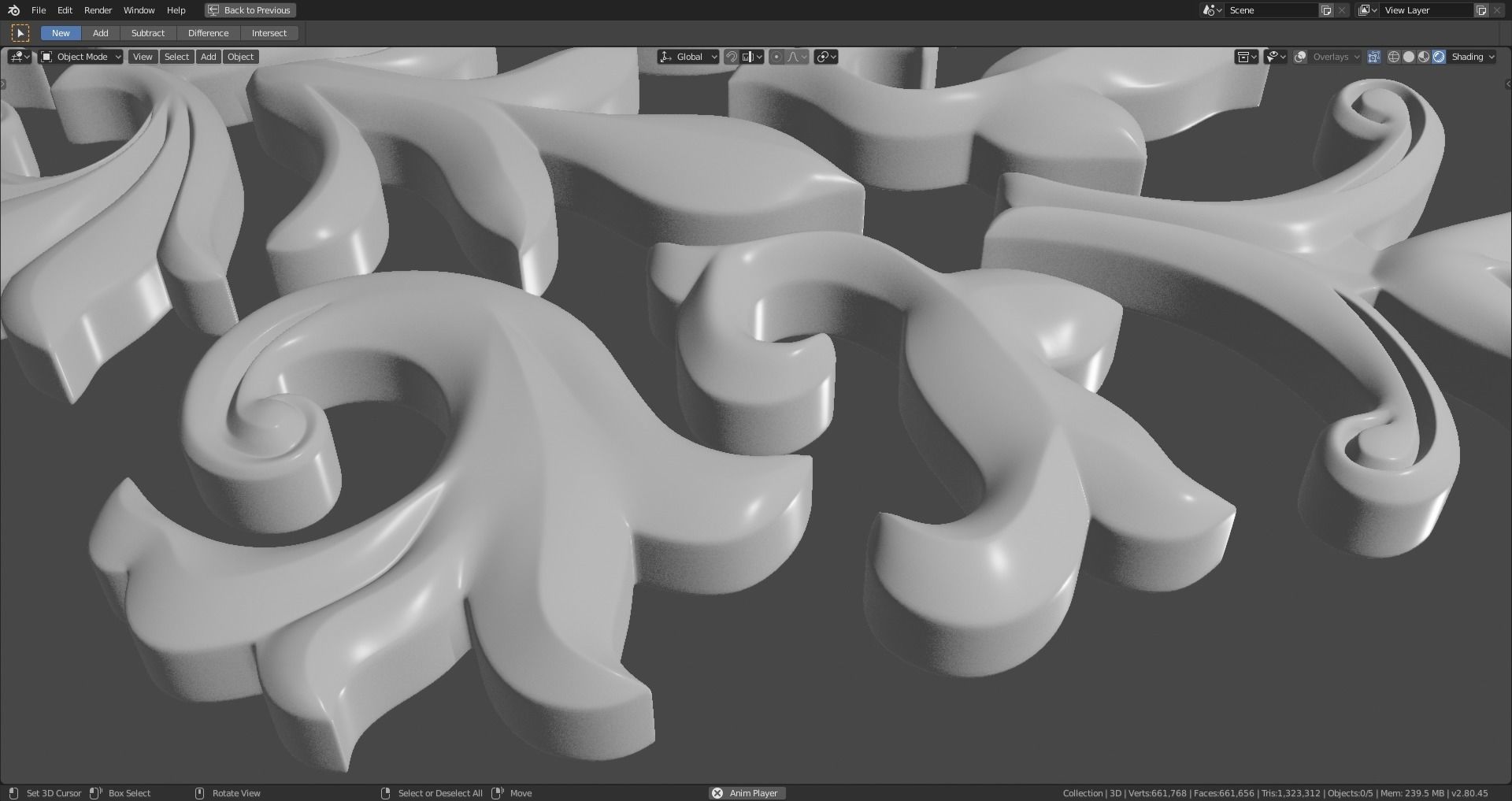Decorative Ornamentation 1 3D model_9