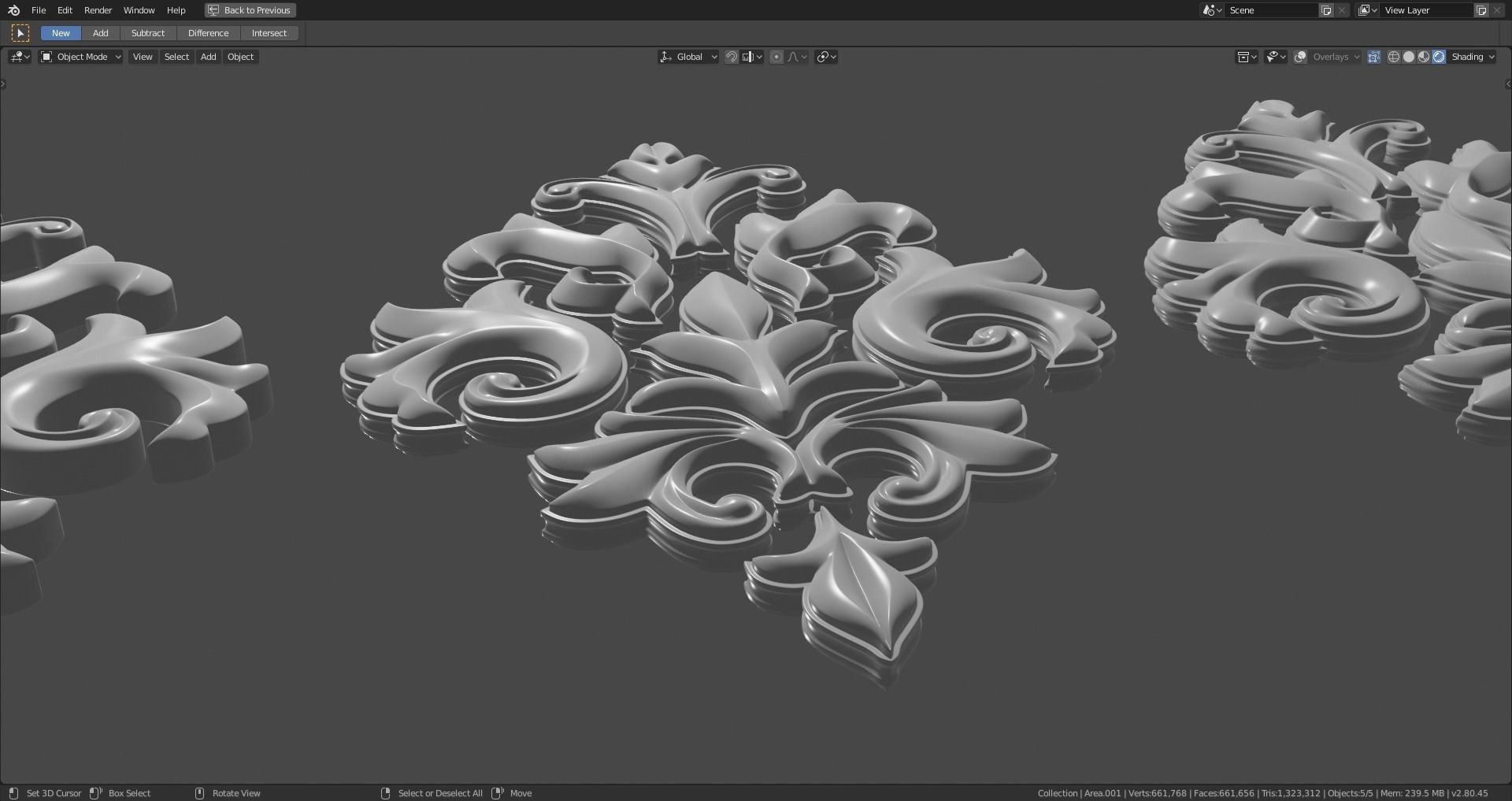 Decorative Ornamentation 1 3D model_21
