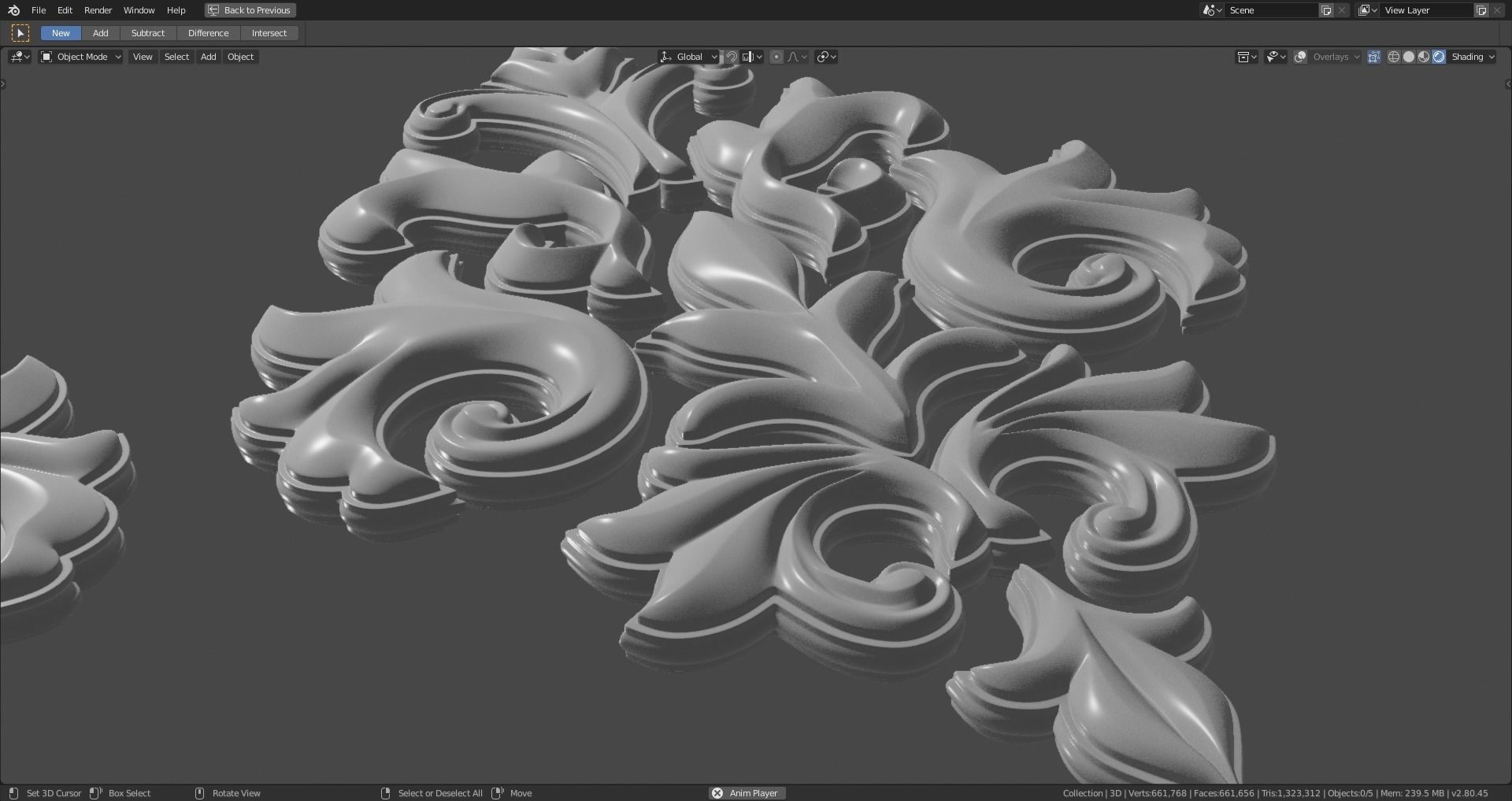 Decorative Ornamentation 1 3D model_12