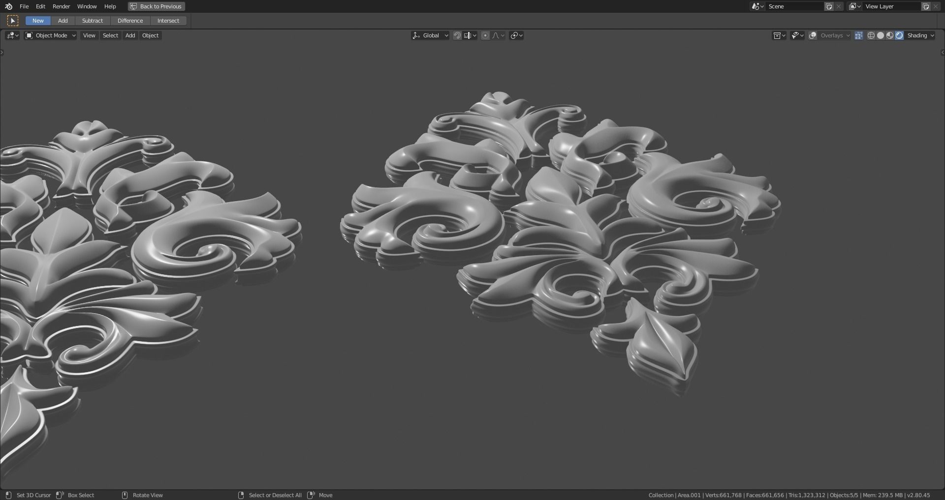 Decorative Ornamentation 1 3D model_7