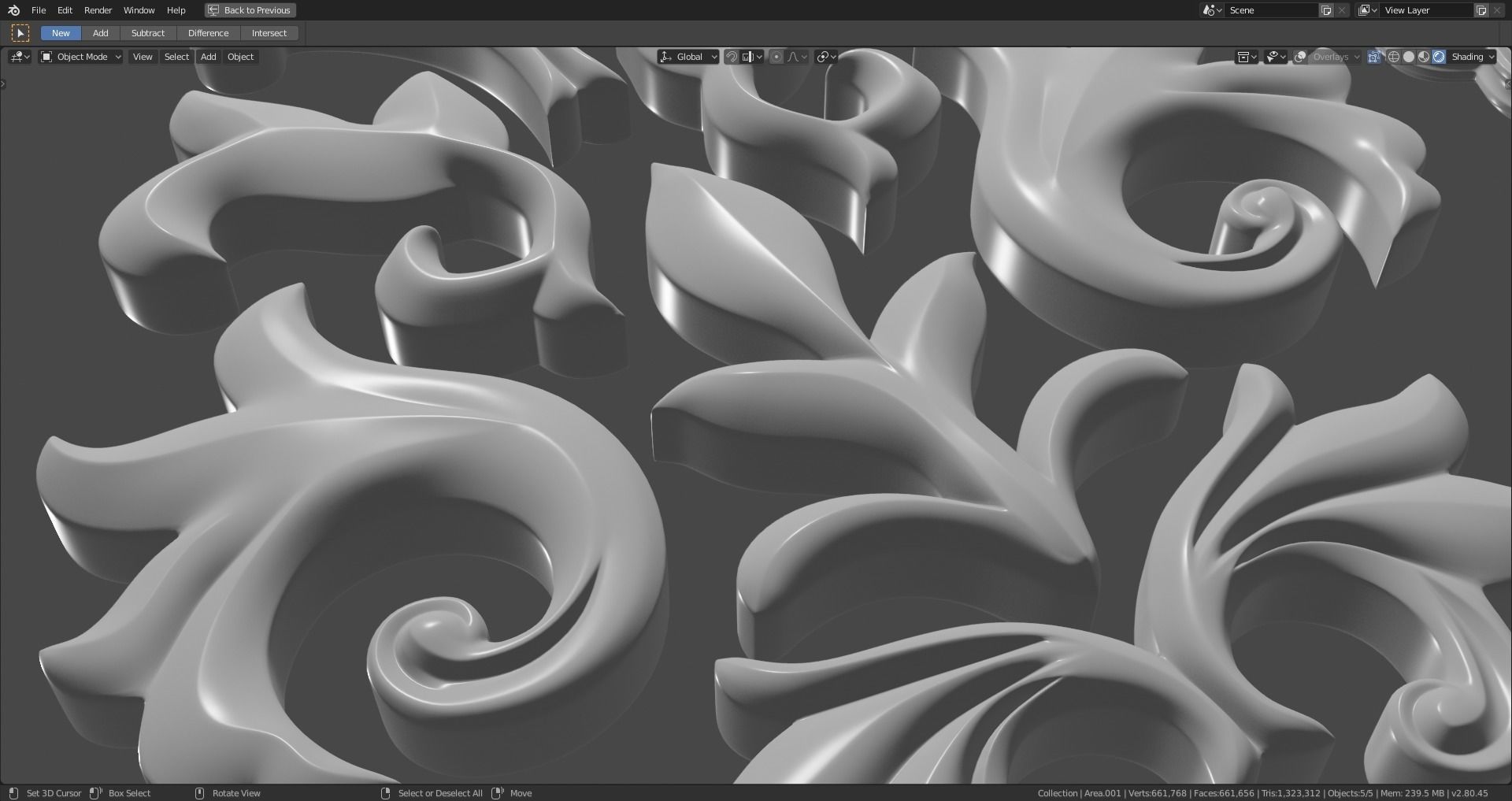 Decorative Ornamentation 1 3D model_19