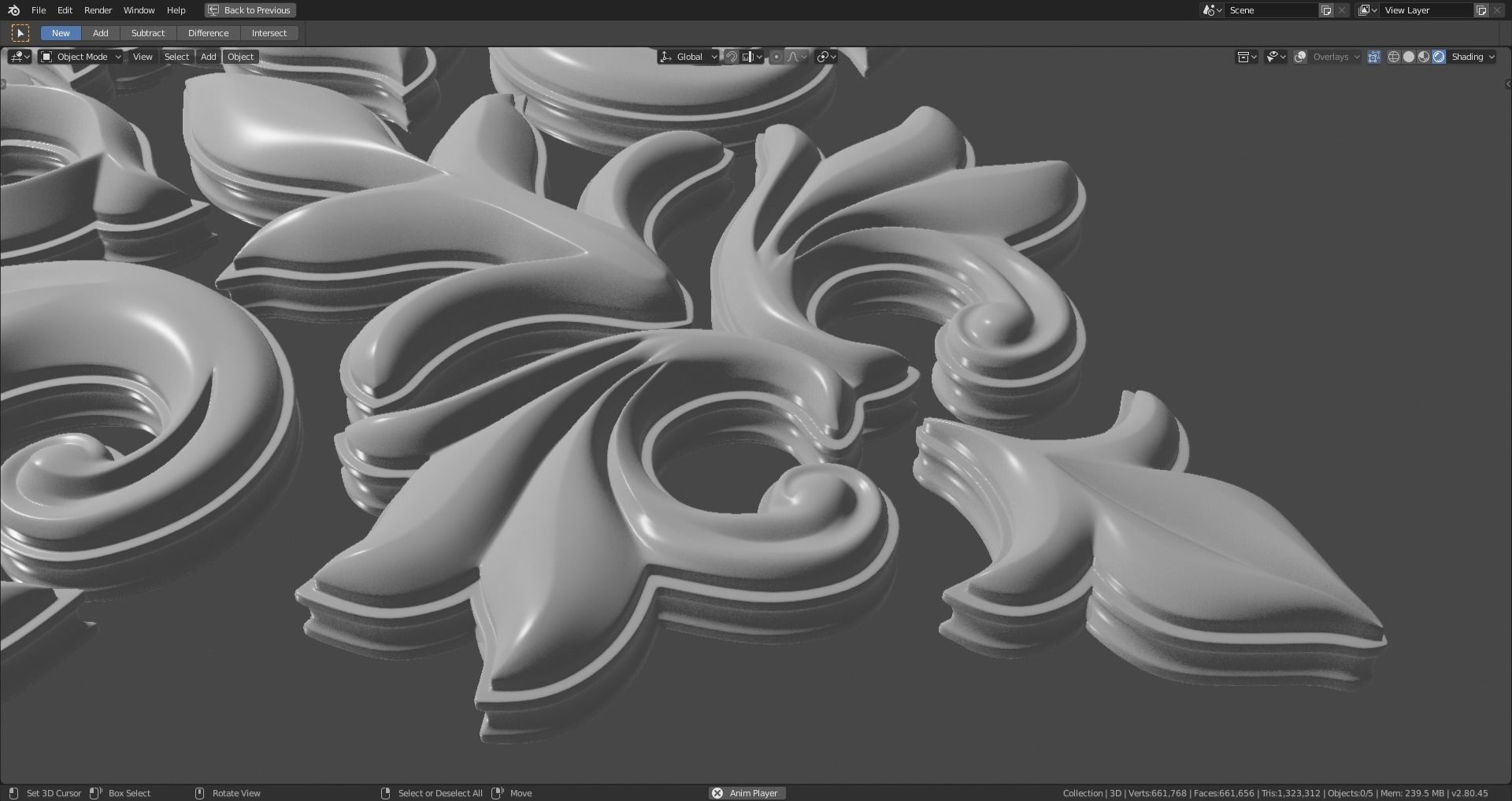 Decorative Ornamentation 1 3D model_16
