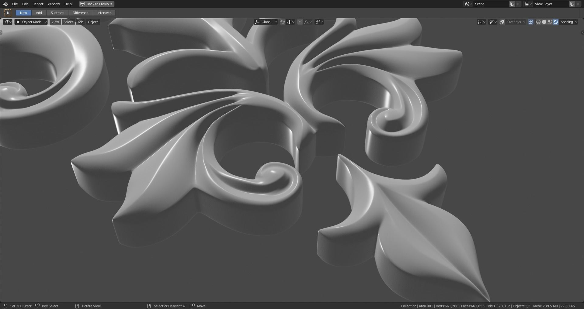 Decorative Ornamentation 1 3D model_8