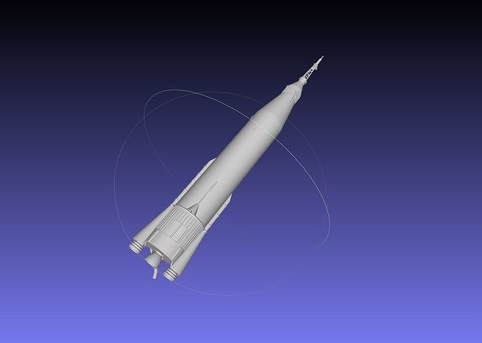 Mercury Atlas LV-3B Printable Rocket Model 3D print model
